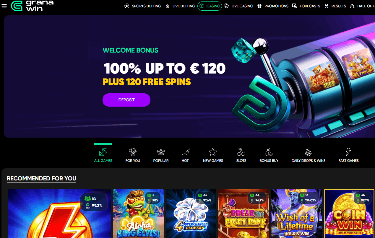 Granawin Casino – 11.000 spellen, dubbele licentie en Uncrossable Rush