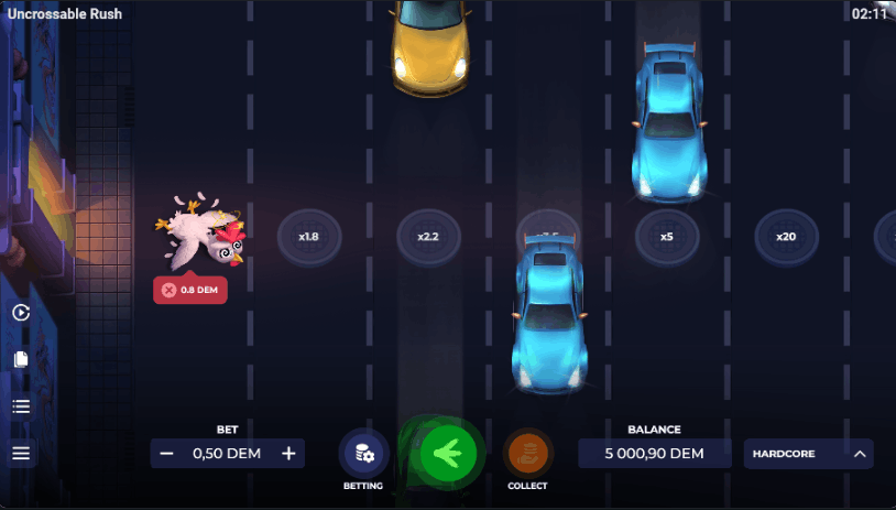 Uncrossable Rush – Bonusjager Recensie